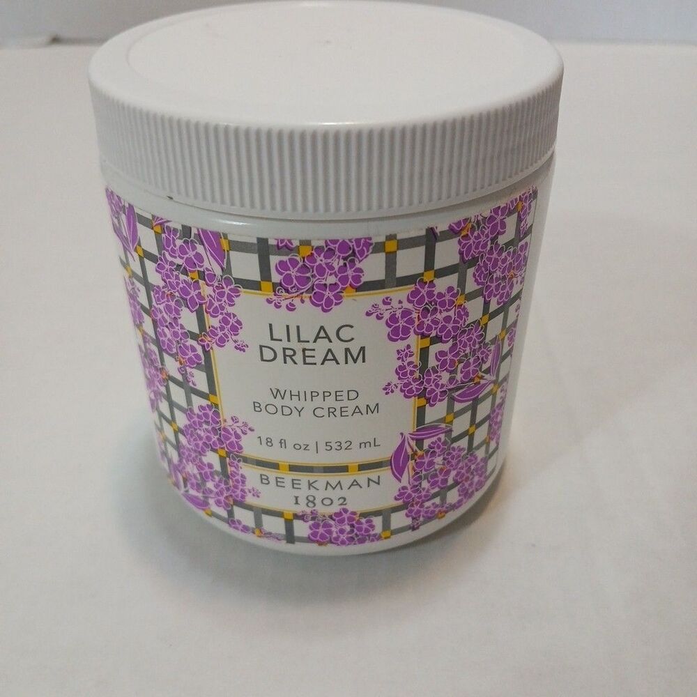 Beekman 1802 LILAC DREAM Whipped Body Cream Goat Milk 18 Oz NEW SEALED NO BOX